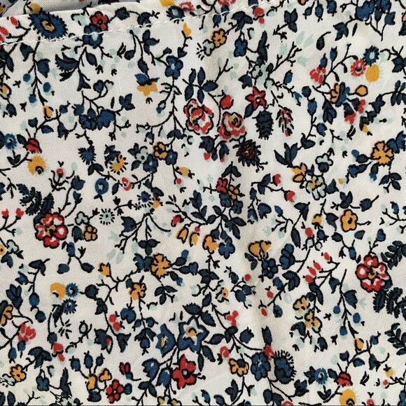 Madewell ~ pretty floral faux wrap shorts ~ size S - Picture 3 of 5